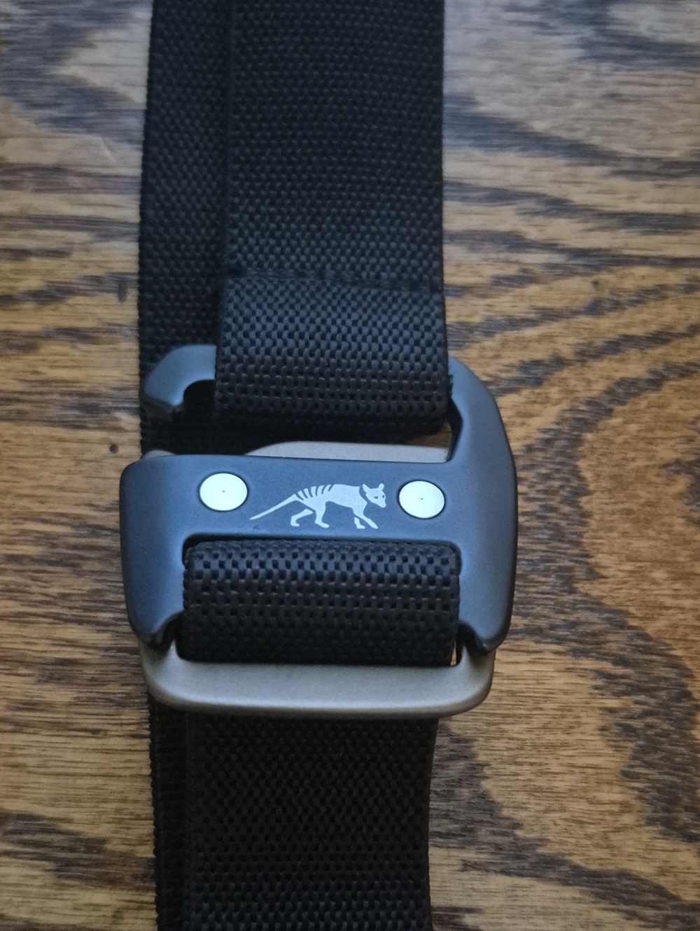 NWOT! Tasmanian Tiger Tactical Stretch Web Belt Black with Metal Buckle
